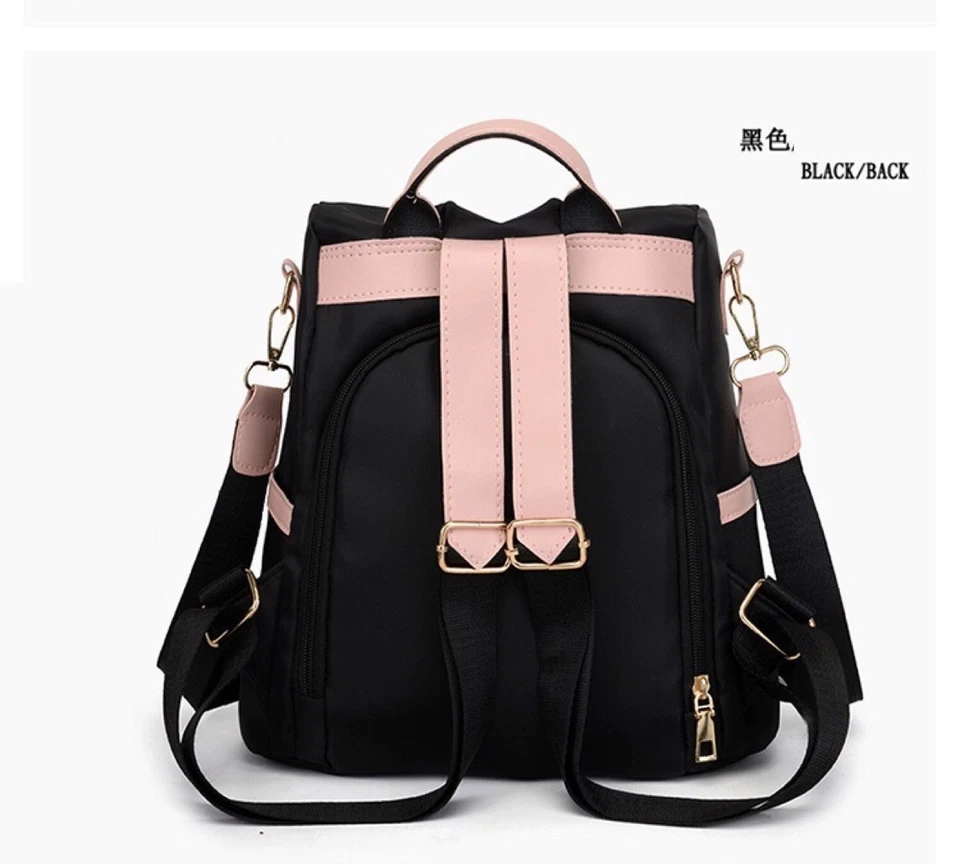 2 in 1 Rucksack Tasche Damen Schultertasche Umhängetasche Handtaschen Backpack - Bild 3 von 4