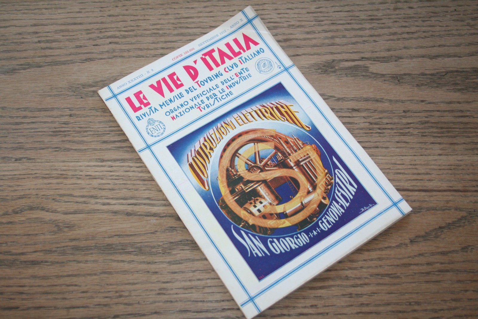 Le vie d'Italia Settembre 1932 n. 9 Rivista Touring Club Italiano