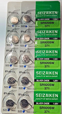 371 SEIKO/SEIZAIKEN 10PK SR920SW SR920 SILVER OXIDE GREAT EXP 2032 FREE SHIP