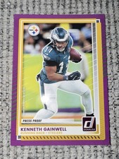 2025 Panini Donruss - Kenneth Gainwell #128 Purple Press Proof