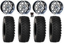 Msa Vibe 14 Wheels Dark Tint 28 Atx470 Tires Honda Rincon Rancher