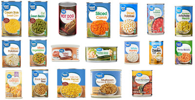 Great Value Canned Goods & Pantry Staples 12 Quantity