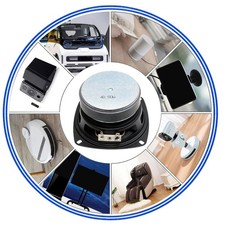 4Inch Bulletproofs Cloth Subwoofer Delivering 40W Deep Bass Output DIY Projects