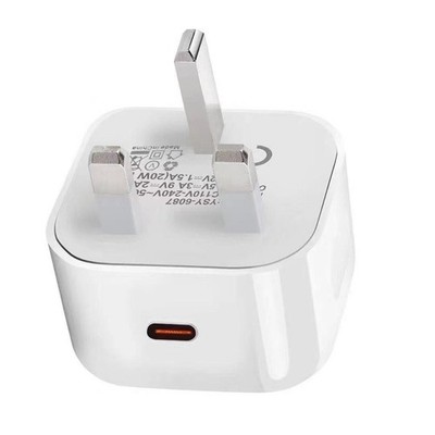 eSTUFF W128242986 MHJF3B_A Home Charger UK PD 20W 1 x USB-C Input: 230V plug ~E~