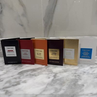6 X Tom Ford EDP & EDT 1.5 ML-See Description For Fragrances
