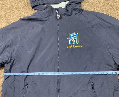 Vintage Walt Disney Magic Kingdom Windbreaker Adult XL Lined Parks 90s Mickey - Picture 7 of 13