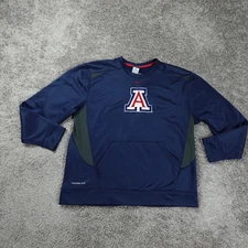 Arizona Wildcats Sweater Mens Extra Large Nike Crewneck Team Issued Pockets