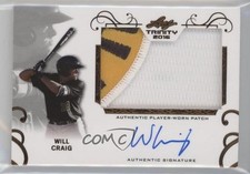 2016 Leaf Trinity Patch Auto Will Craig #PA-WC1 Patch Auto 2a9