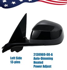 Left Side Mirror Black W Auto Dim For Tesla Model Y 2025-2026 2130969-00-a Left Side Mirror Black W Auto Dim For Tesla Model Y 2025-2026 2130969-00-a