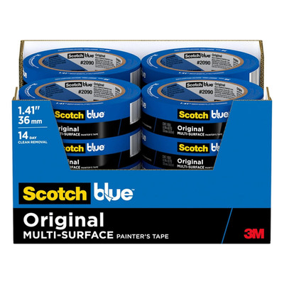 Scotchblue Original Multi-Surface Painters Tape, 1.5 Inch Wide (1.41 In. X 60 Yd