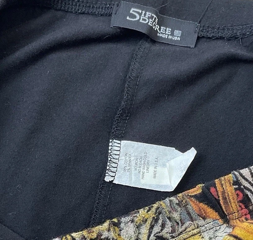 Falda Lápiz Pantera Artística De Colección 5º Grado Mujer Pequeña Elástica Hecha en EE. UU. RARA Foto 4 de 4