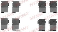 ZubehöRsatz Scheibenbremsbelag Quick Brake 109-1063 FüR Mazda Ford KBA SR2 KCA 6