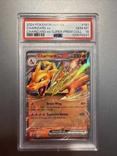 2024 POKEMON CHARIZARD EX BLACK STAR PROMO #161 PSA 10!