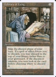 Library of Leng - Fourth Edition MTG