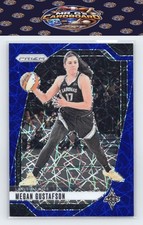 2024 Panini Prizm WNBA #78 Megan Gustafson Blue Velocity Prizms