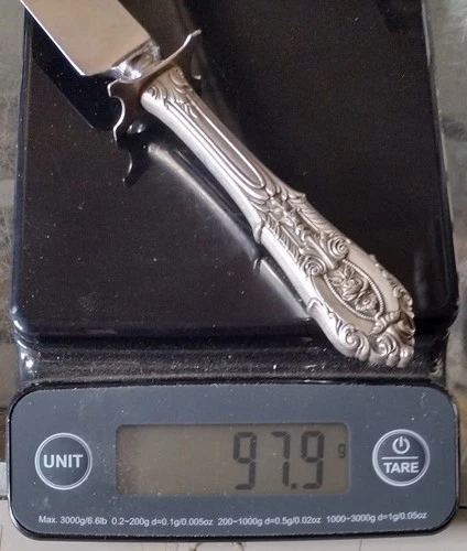 Vintage Sterling Silver Carving Knife - 97.9 g - Chantilly by Gorham?