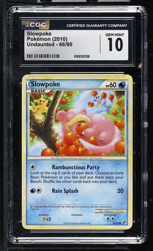 Slowpoke graded CGC 10 for sale on eBay