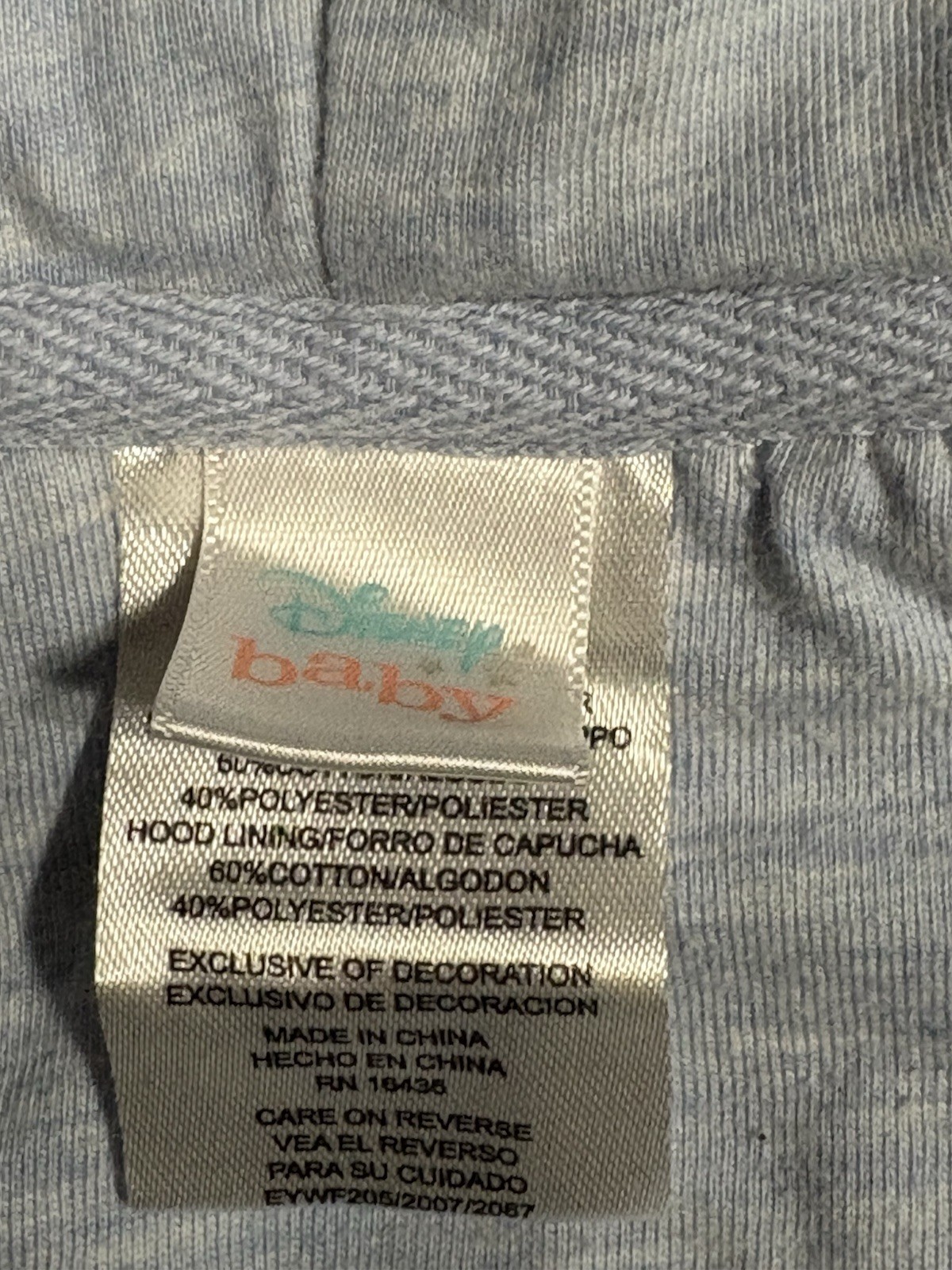 Winnie the Pooh Disney Parks Baby Outfit Set Pants Hoodie With Ears Sz 3 Months