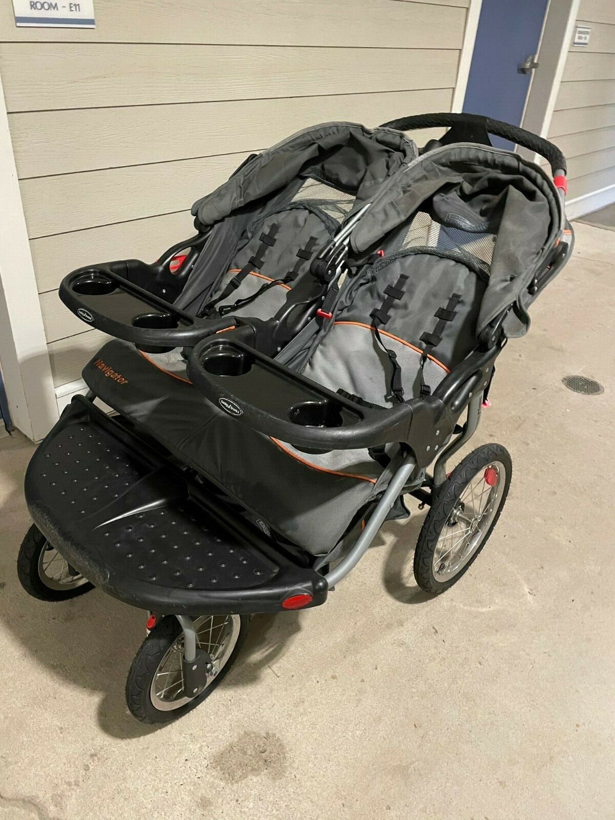 used double jogging stroller
