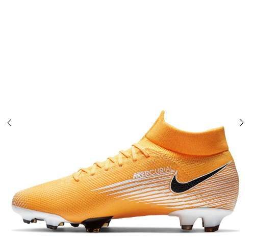 NIKE Mens Orange \u0026 White Mercurial 