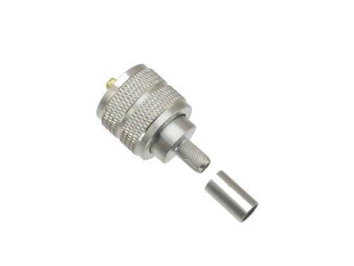 10 piezas Conector UHF PL259 Macho Enchufe Crimpado RG8X RG-8X LMR240 Cable RF Coaxial - Imagen 2 de 5
