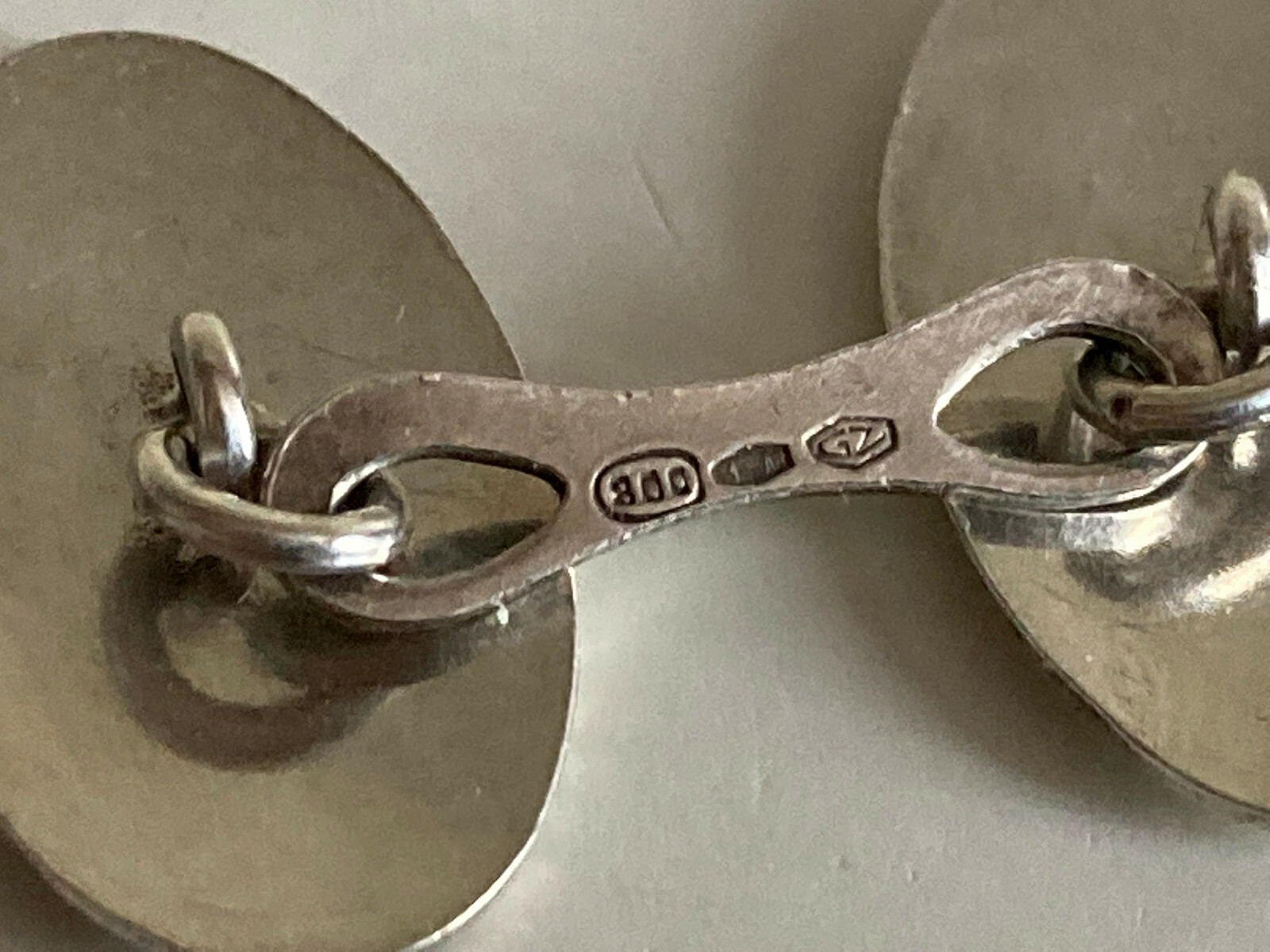 Solid Silver Gilt Sterling Silver Cufflink Cuffli… - image 5