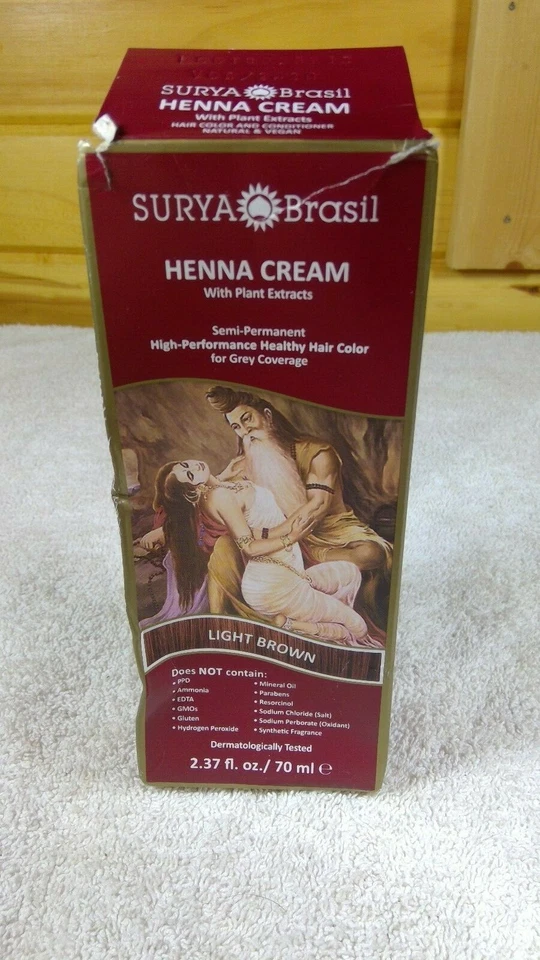 Surya Brasil Products 海娜面霜 - 浅棕色 2.37 盎司:有效期至 2020 年 6 月 — 第 4/4 张图片