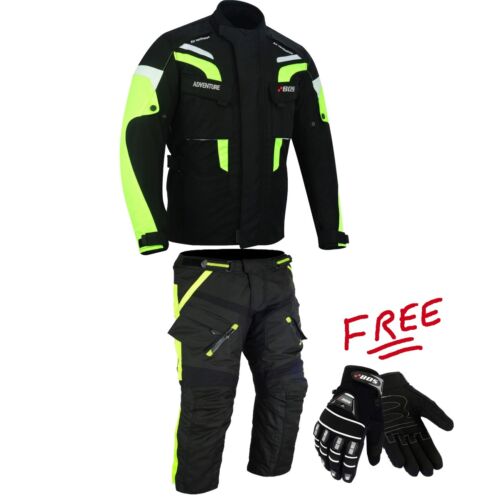 Motorrad Kombi Herren Motorrad Jacke und Hose Protektor Motorradkombi Anzug neu  - Picture 1 of 6