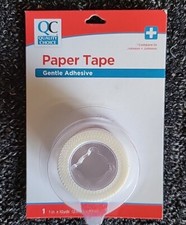  LOT OF 24 Quality Choice Gentle Adhesive Paper Tape 1" X 10 Yds