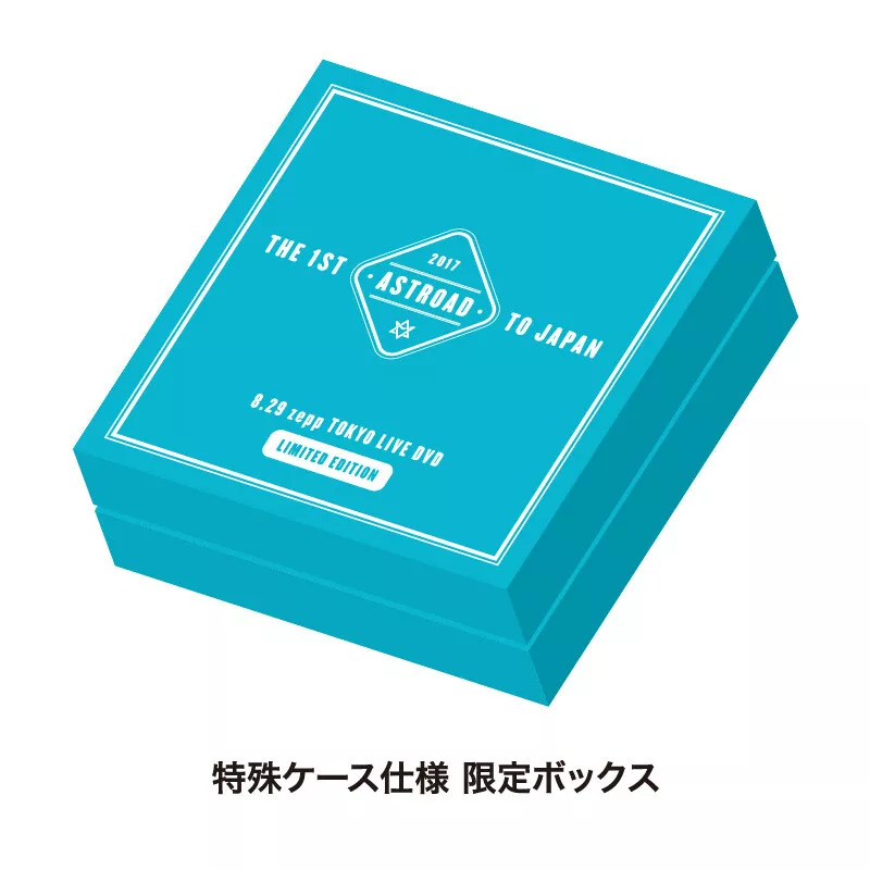 ASTRO ”THE 1st ASTROAD TO JAPAN 2017 DVD” FC Limited Edition With benefits Used