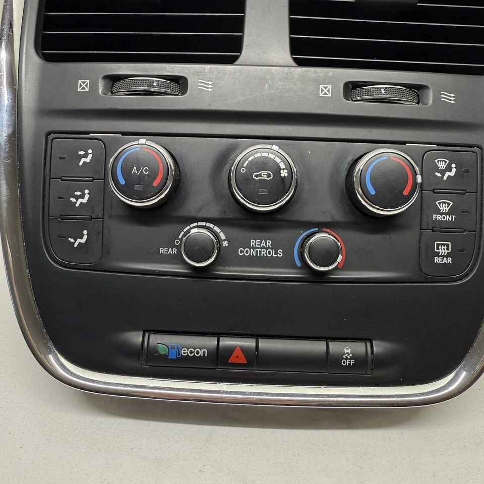 2013-2016 DODGE TRAVEL CLIMATE TEMP HEAT AC Controle A/C OEM P55111240AJ - Imagem 2 de 4