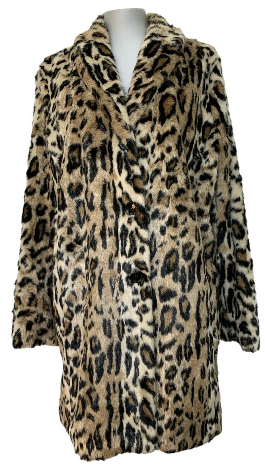 NEW, THE KOOPLES 'LEO' FAUX FUR LEOPARD 