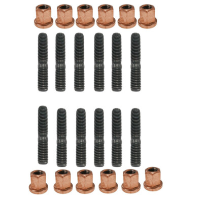 12x Stehbolzen+Mutter M8x35 46mm Länge für VW 2.0 TDI N90188902 WHT000001N