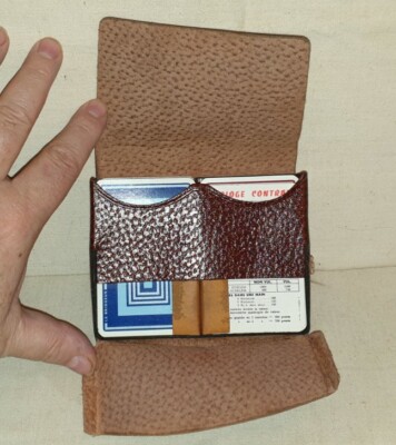 Étui pour cartes à jouer BRIDGE en cuir - Cuir véritable fait