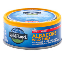 Wild Planet - Albacore Wild Tuna No Salt Added in 5 oz. cans 