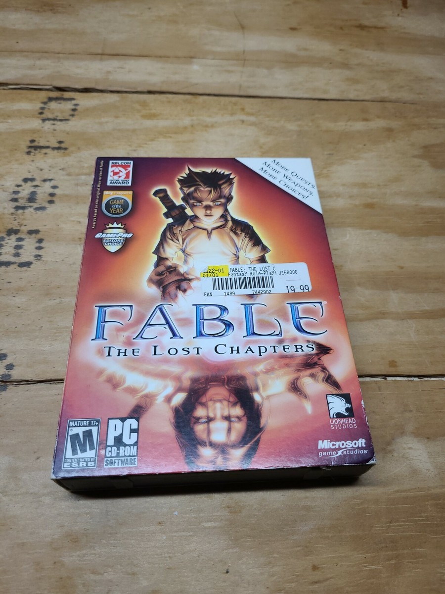 Fable: The Lost Chapters (PC) CD key pour Steam 🕹️ prix ​​à partir 8.18