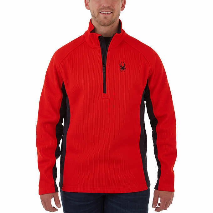 Spyder Men's Halfzip Outbound Stryke Sweater Jacket eBay