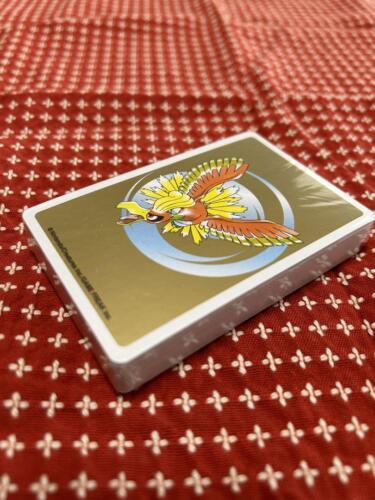 【Unused】Nintendo Pokemon Ho-Oh Poker Playing Cards Gold Deck Box 2000 Japan - Picture 6 of 9