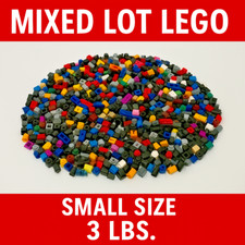 Lego Toy Lot Bulk 3 Lbs Mixed Building Bricks Blocks Parts Pieces SMALL SIZE