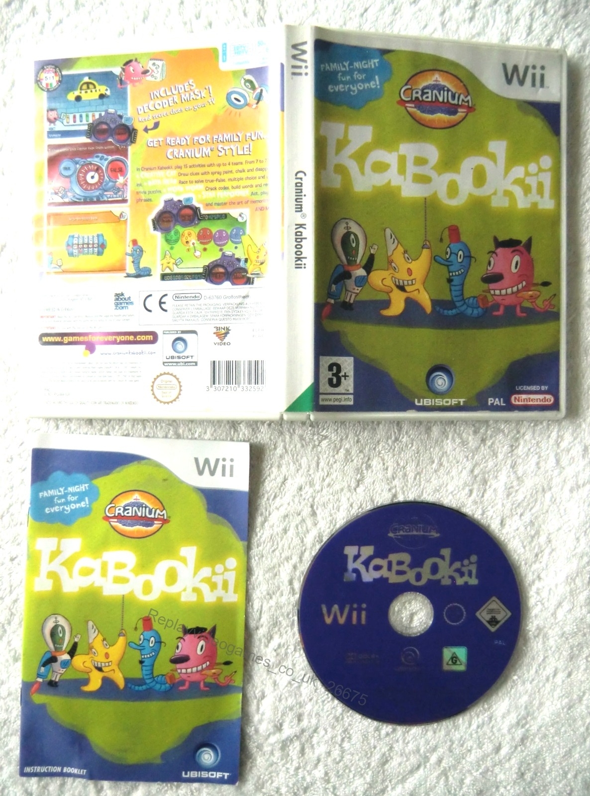 26675 Kabookii - Nintendo Wii (2007) RVL-RKBP-UKV