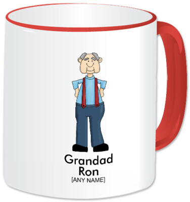 Personalised Grandad Mug Dad Grandfather Grandad Xmas Birthday