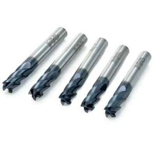 5Pcs 6mm Tungsten Carbide 4 Flute End Mill CNC Milling Cutter Drill Tool HRC50