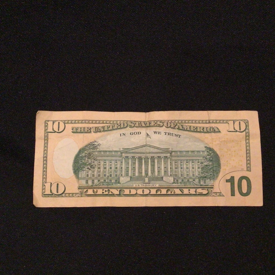 TRUE BIRTHDAY BILL SERIAL NUMBER $10 DOLLAR NOTE 04021933 April 2nd 1933 (2017A) - Image 4 of 4