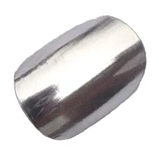 Genuine Silver Chrome lightning Chix Nails nail wraps