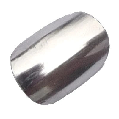 Genuine Silver Chrome lightning Chix Nails nail wraps