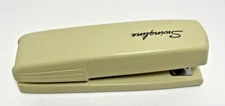 Swingline Stapler VTG Model 545 Made in USA Yellow Cream MCM small crack on top