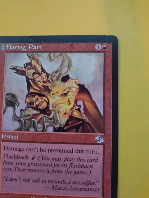 Flaring Pain. Judgment Instant.  Magic the Gathering Card. - Image 2 of 4