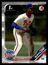 2019 Bowman Draft #BD-41 Jamari Baylor Philadelphia Phillies
