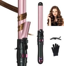 Rotating Curling Iron -25mm 1 Inch Automatic Curling Iron For Medium/Long Hair