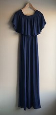 Show Me Your Mumu Hacienda Maxi Dress Small Navy Blue Wedding Sleeveless NWT